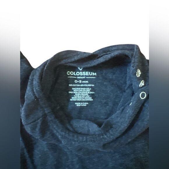 Colosseum Texas Tech Red Raiders Kids Bodysuit - Dark Gray - Picture 3 of 5